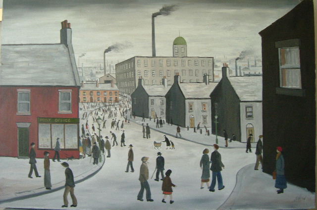 A Working Day (Canvas on Board)